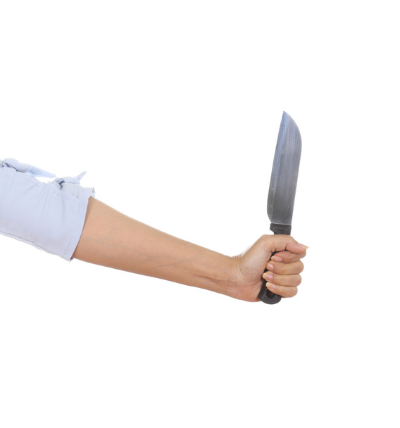knife in a hand - Foto, imagen