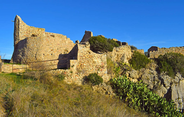 Castillo de San Esteban, Palamos Catalonia Španělsko - Fotografie, Obrázek