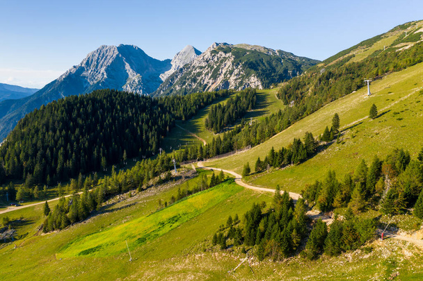 Krvavec mountain in Slovenia - Fotoğraf, Görsel