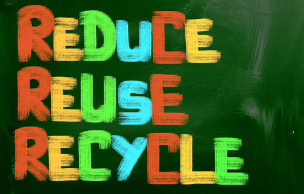 Reducir el concepto de reciclaje de reutilización
 - Foto, imagen