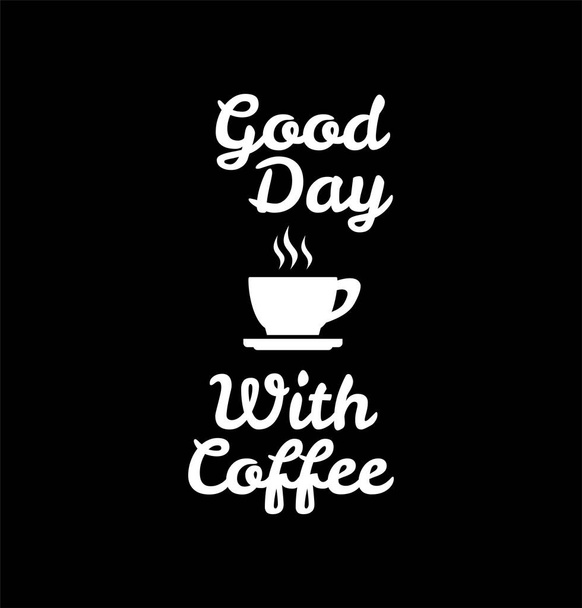 Tipográfia vektor grafika kávé tipográfia, kávé sablon, tökéletes kávézó, kávézó cég, kávéraktár, üzlet sablonok, kávézó tipográfia, stb - Vektor, kép