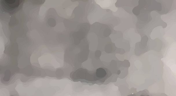 Acuarela pintada a mano gris, fondo de acuarela abstracto, ilustración vectorial - Vector, imagen