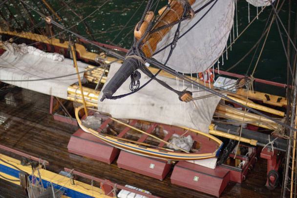 "Gotheborg ", nazwa repliki żaglowca, który zatonął w 1745 pod Göteborgiem 1 gru 2006 - Zdjęcie, obraz