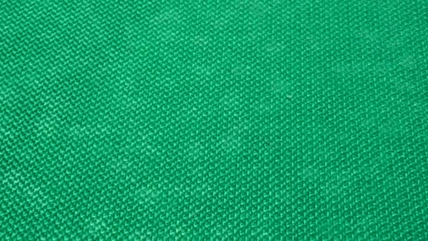 Close-up groene biljarttafel textuur - Video