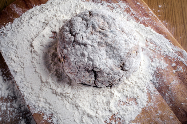 bread dough on  cutting board - Photo, Image