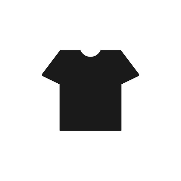 T-shirt flat line icon. Thin linear logo for clothing shop. - Vector, Image