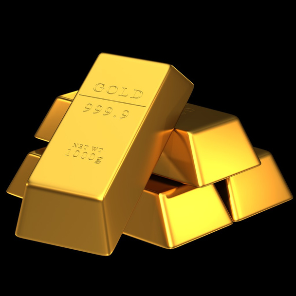 Набір золотих смуг ізольовано
 - Фото, зображення