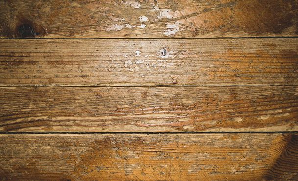 Textura y fondo de tablas de madera. El fondo está hecho de los antiguos con un recubrimiento de laca pelada - Foto, Imagen