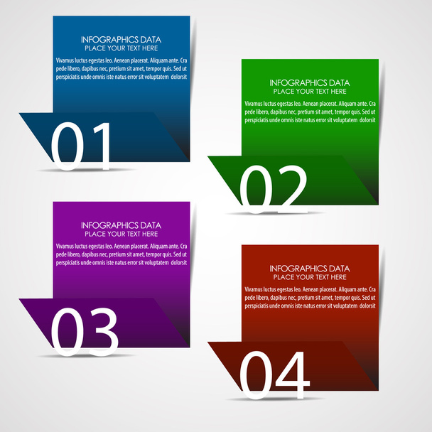 Modern infographic option banner, template - Vector, Image