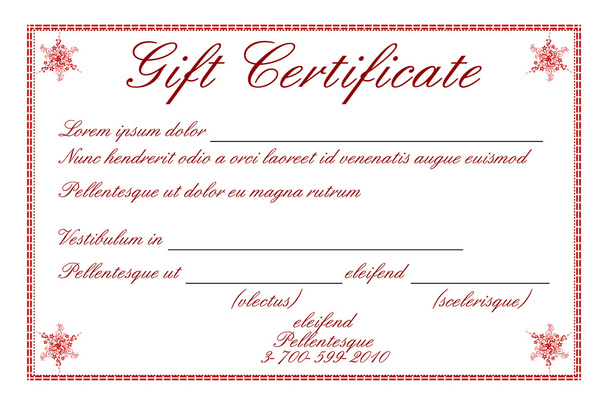 Gift certificate - Photo, Image