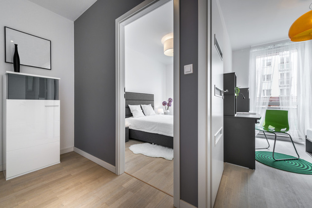 zwei Zimmer in moderner Wohnung  - Foto, Bild