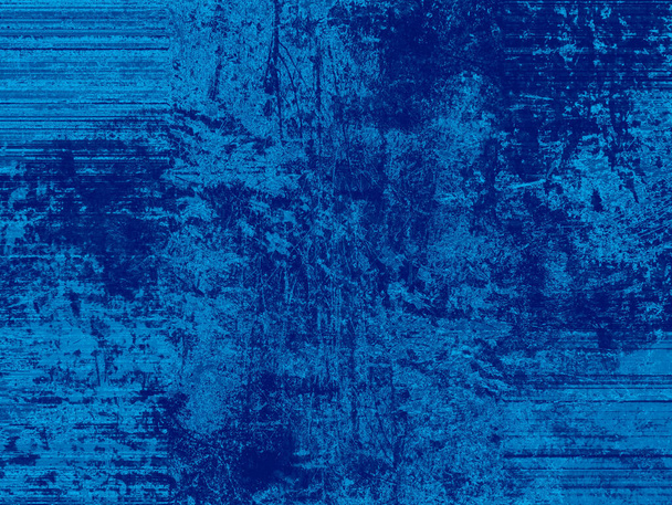 抽象的な青の背景、壮大な光と暗いアクセント。シュールなアール・ヌーヴォーの壁のキャンバス。壁紙やプロジェクトや作品のために. - 写真・画像
