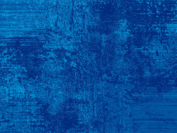 Fondo azul abstracto, con espectaculares acentos claros y oscuros. Surreal Art Nouveau Wall Canvas. Para sus fondos de pantalla, proyectos y obras. - Foto, imagen