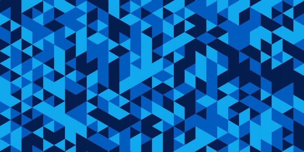 Diseño de fondo de tecnología abstracta Fondo geométrico en estilo corporativo moderno y formas geométricas abstractas con color azul degradado - Vector, imagen