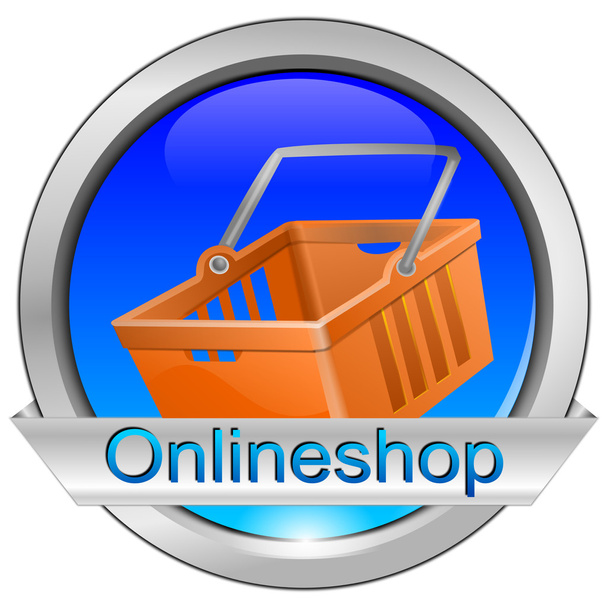Gomb online shop bevásárló kosár - Fotó, kép