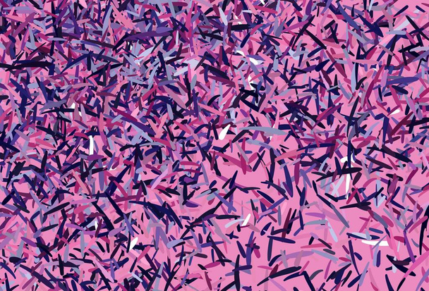 Violet foncé, disposition vectorielle rose avec des lignes plates. Illustration abstraite géométrique moderne avec Lignes. Modèle pour vos sites Web busines. - Vecteur, image