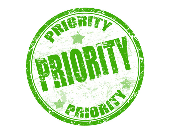 Priority stamp - Vector, Image