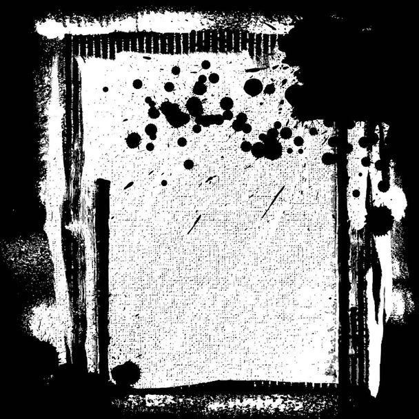 Fond grunge vectoriel cloué au lit en fond blanc - Vecteur, image