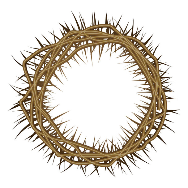 Coroa de Espinhos - - ilustração vetorial  - Vetor, Imagem