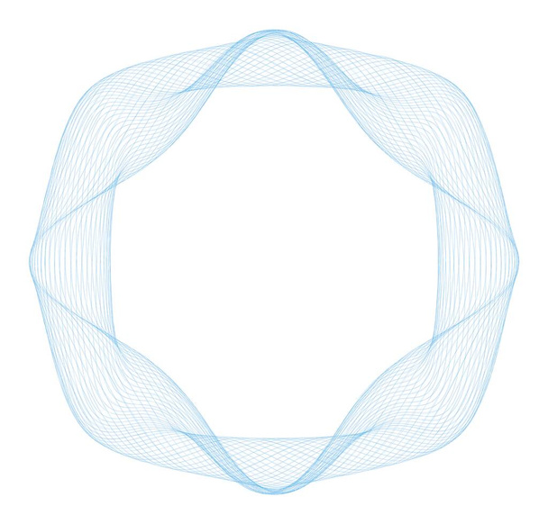 Elemento Lissajous Guilloche - ilustración vectorial - Vector, Imagen