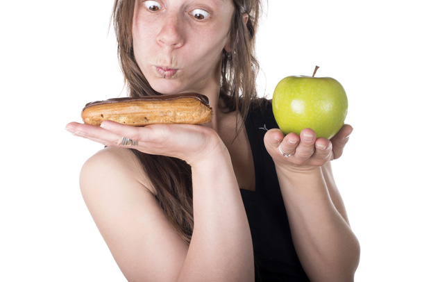 obtížná volba mezi dort a apple - Fotografie, Obrázek
