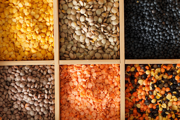 Dried lentils - Фото, зображення