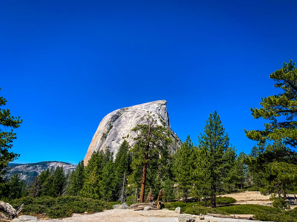 Half Dome viewed from approaching distance, Yosemite National Park, California - Photo, Image