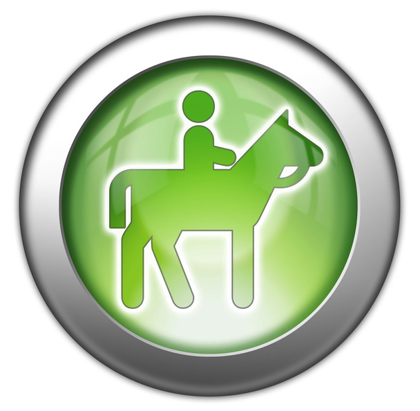 Icon, Button, Pictogram Horse Trail - Foto, imagen