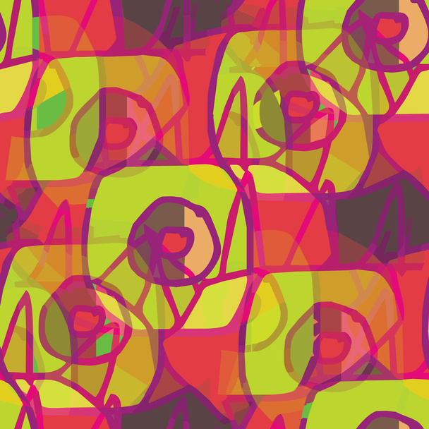 Бесшовная текстура (EPS 8) красный и зеленый фон
 - Вектор,изображение