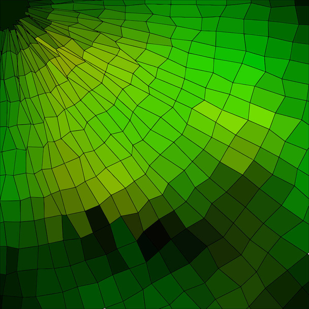 Gradiente radial mosaico - ilustración vectorial - Vector, Imagen