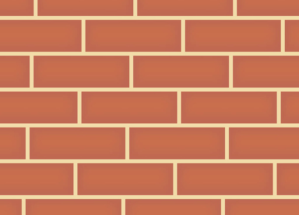 Simple Brick wall background, vector - Vector, Image