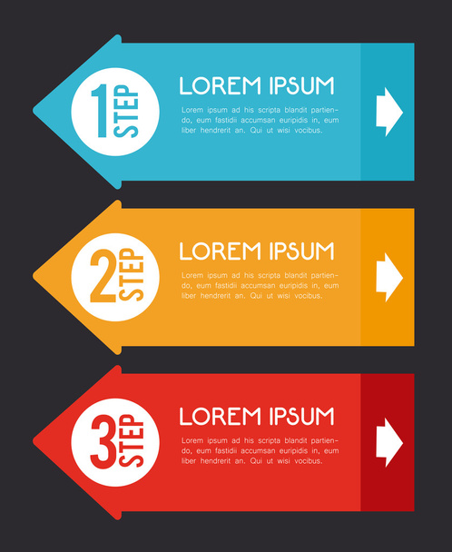 Infographic design - Wektor, obraz