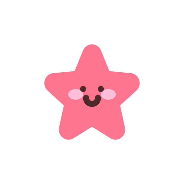 Cute Star Like Flat Icon, Logo, and illustration Vector - Vector, Image