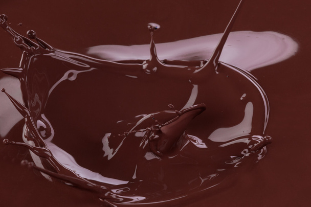 Splash of brownish chocolate - Foto, Imagem