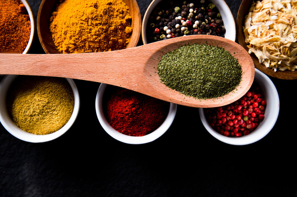 Assorted spices - Фото, изображение