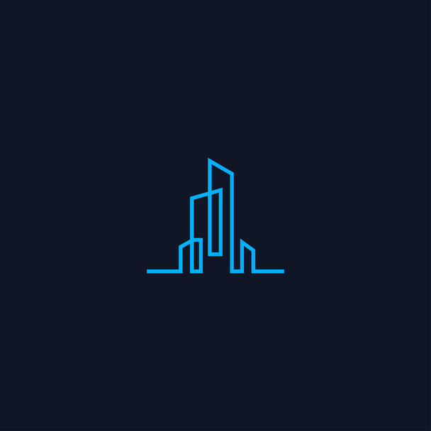 wzór wektora projektu logo budynków - Wektor, obraz