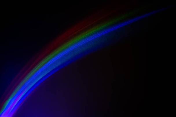 neon light background blur rainbow colorful lines - 写真・画像
