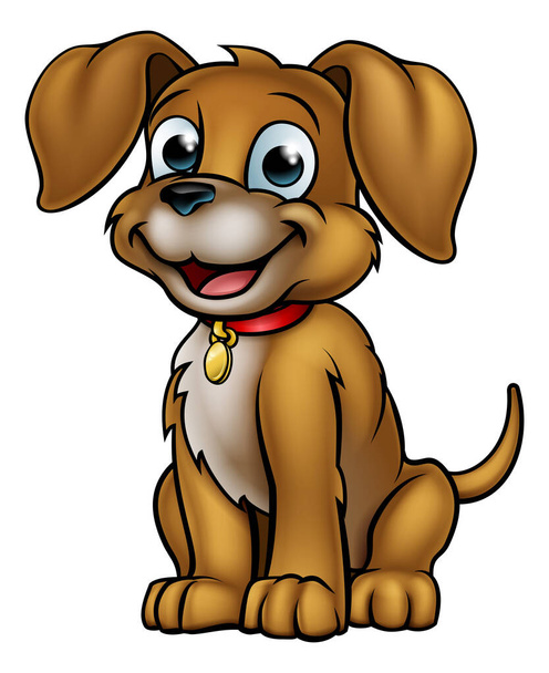 Cartoon Dog Pet - Вектор,изображение