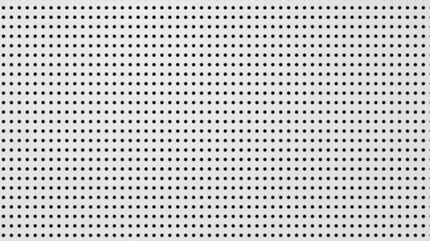 Dot weißen schwarzen LED-Muster Textur Hintergrund. Abstrakte Technologie Big Data digitales Konzept. 3D-Darstellung. - Foto, Bild