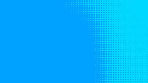 Kropki półton niebieski wzór kolorów gradientu tekstury z technologii cyfrowego tła. Kropki pop art komiksy z letnim tle.  - Zdjęcie, obraz