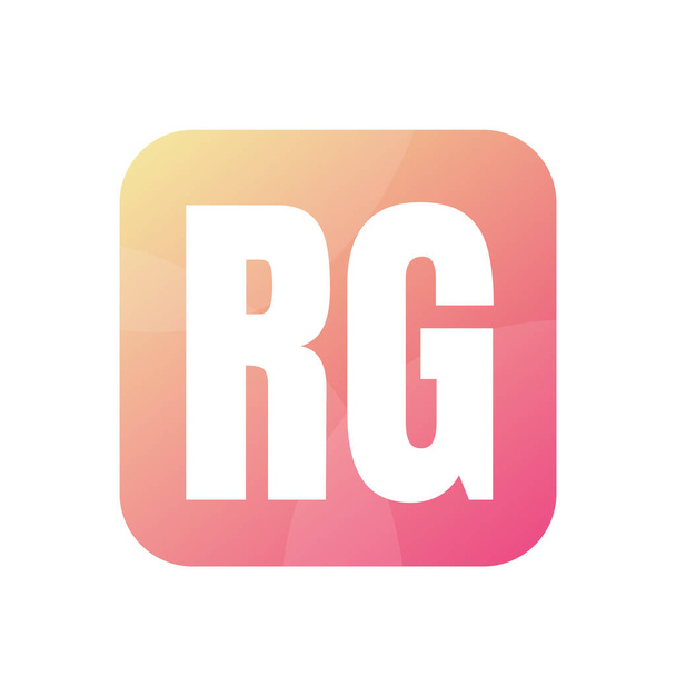 Logo lettera RG Design con stile semplice - Vettoriali, immagini