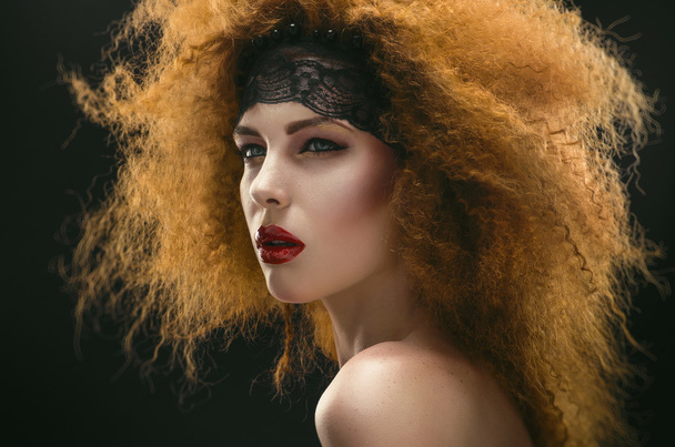 Passionate redhaired woman - Zdjęcie, obraz