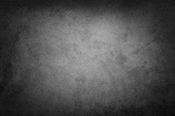 Close-up of grey textured concrete. Dark edges - Photo, Image
