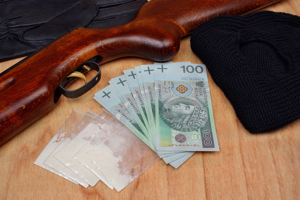 věci bandita trestní drogový dealer - Fotografie, Obrázek