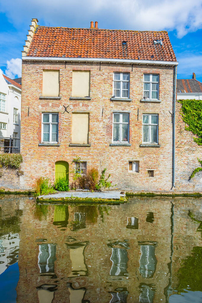 Beautiful canal of Bruges, Belgium - Fotó, kép