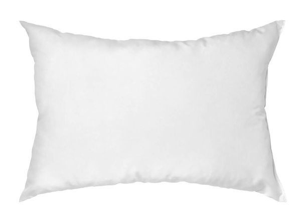 lähikuva valkoisesta tyynystä valkoisella pohjalla - Valokuva, kuva