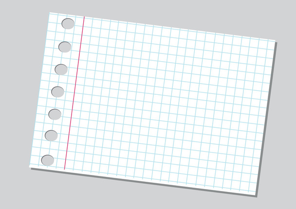 Fondo de papel de cuaderno
 - Vector, Imagen