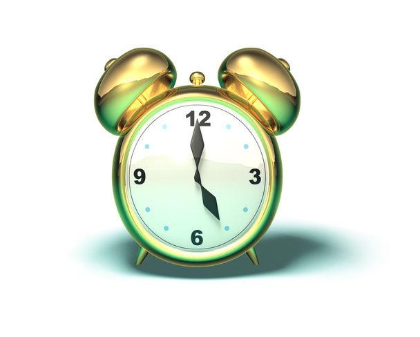 Alarm clock 3d illustration - Foto, imagen