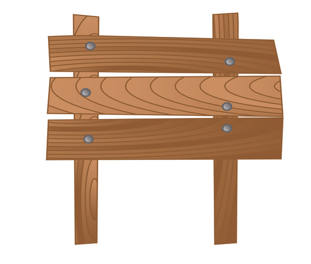 Wooden board - Vector, Image