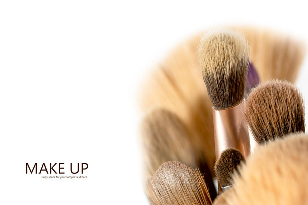 Close up shot of Make up brush with copy space - Fotografie, Obrázek